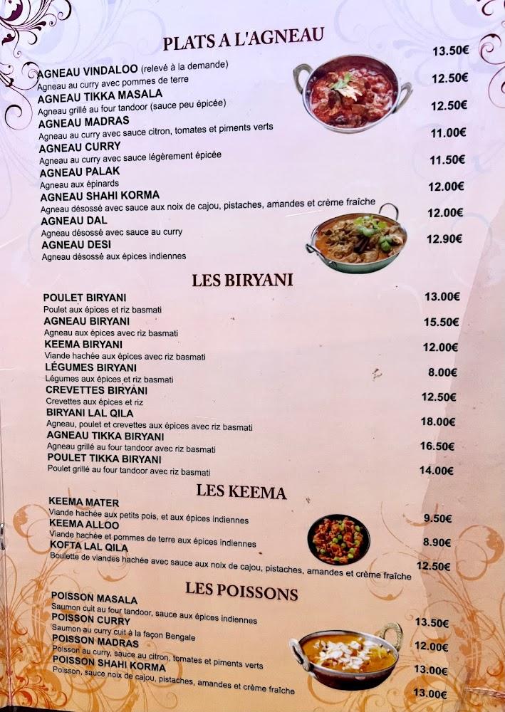 NEW LAL QILA - Menu Image 1